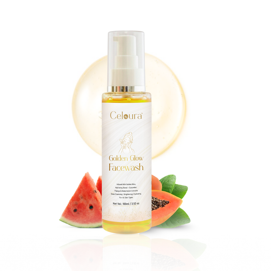 Golden Glow Facewash – Deep Cleansing & Brightening Face Wash with Natural Extracts (100 ml)