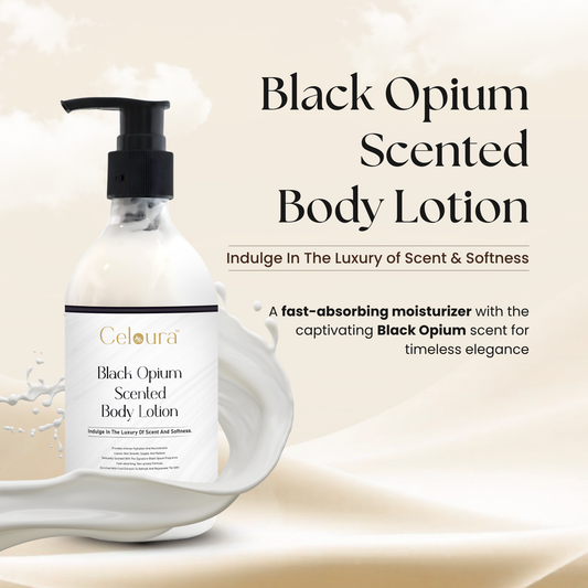 Black Opium Scented Body Lotion – Intense Moisturizer for Soft, Smooth Skin (300ml)
