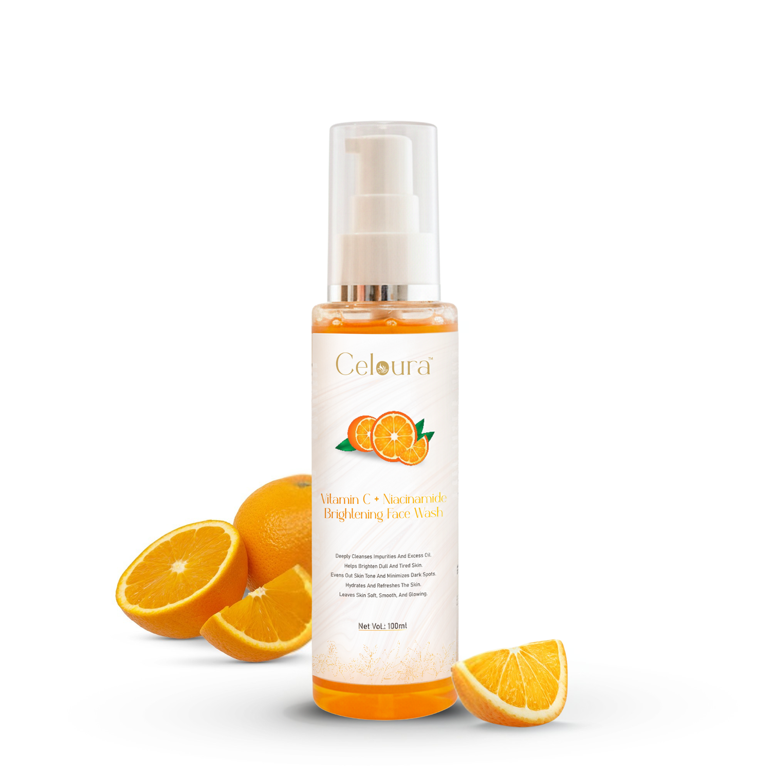 Vitamin C + Niacinamide Brightening Face Wash – Glow & Daily Cleanse (100 ml)