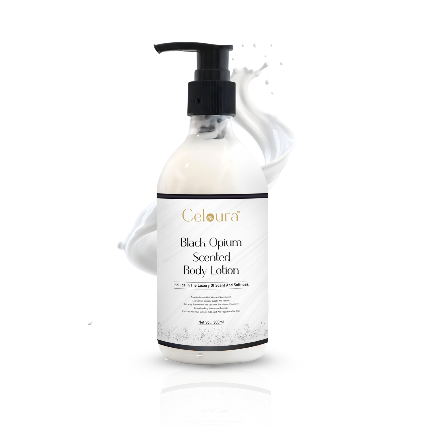 Black Opium Scented Body Lotion – Intense Moisturizer for Soft, Smooth Skin (300ml)